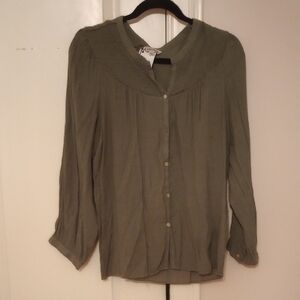 Nanette Lepore Sage Green Blouse